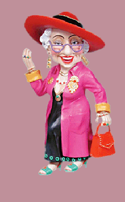 Elegancka babcia